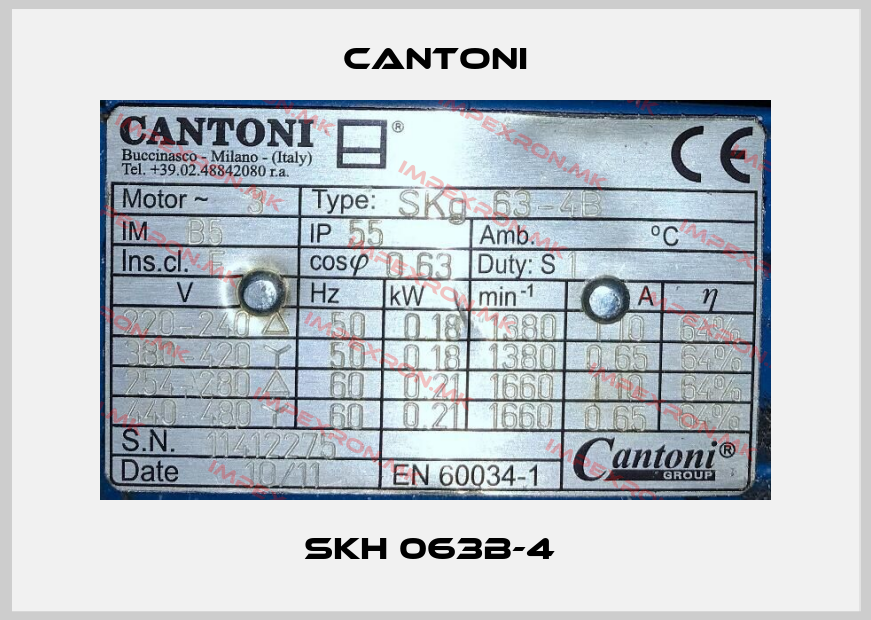 Cantoni-SKH 063B-4 price