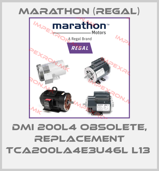 Marathon (Regal)-DMI 200L4 obsolete, replacement TCA200LA4E3U46L L13 price