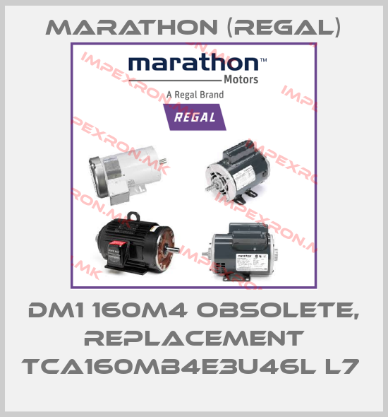 Marathon (Regal)-DM1 160M4 obsolete, replacement TCA160MB4E3U46L L7 price