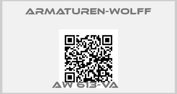 Armaturen-Wolff-AW 613-VA  price