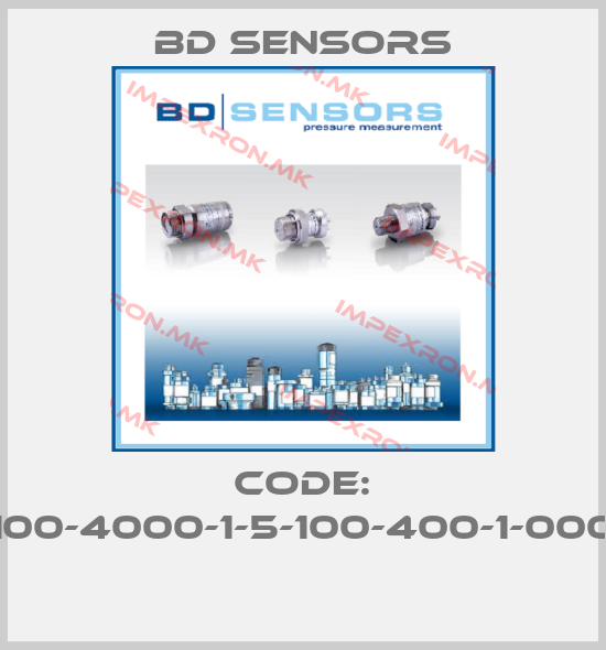 Bd Sensors-Code: 100-4000-1-5-100-400-1-000 price