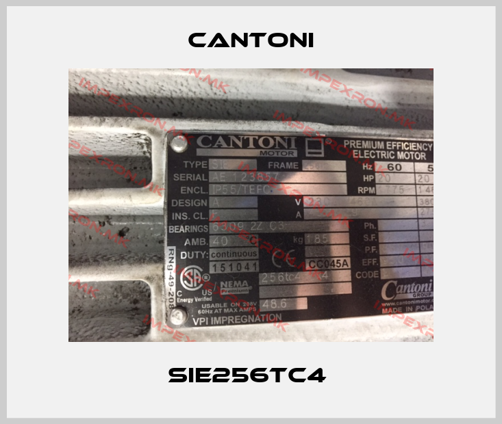 Cantoni-SIE256TC4 price