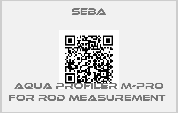 SEBA-Aqua profiler M-Pro for rod measurement price