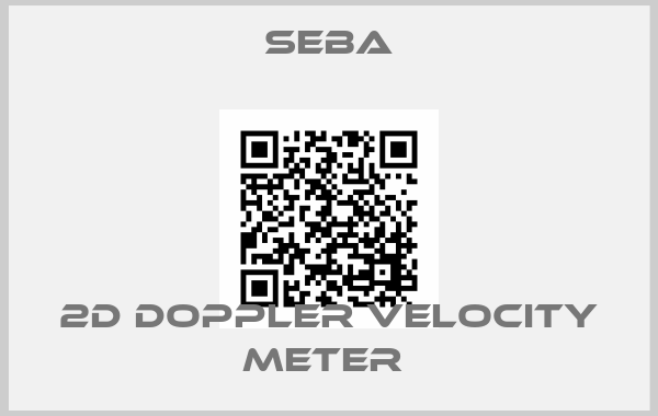 SEBA-2D Doppler velocity meter price