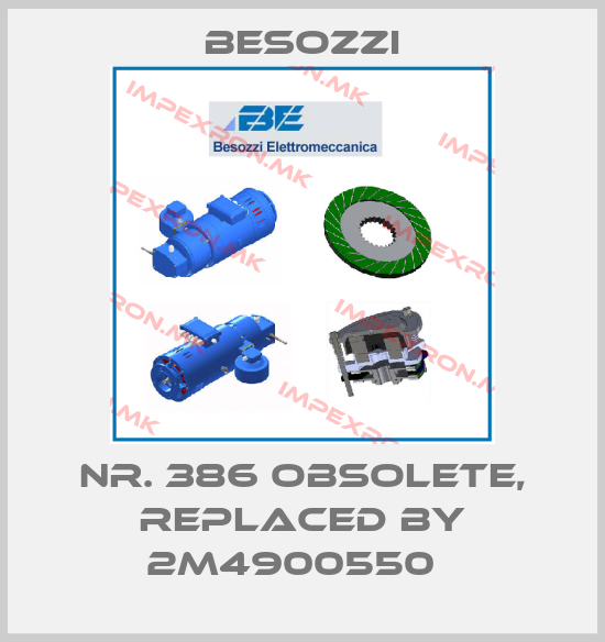 Besozzi-Nr. 386 obsolete, replaced by 2M4900550  price
