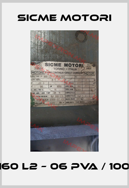 Sicme Motori-P 160 L2 – 06 PVA / 1001	 price