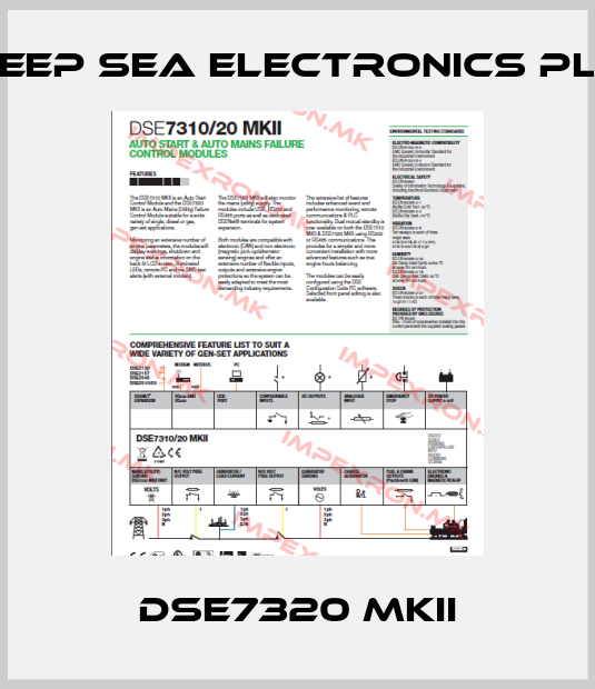 DEEP SEA ELECTRONICS PLC-DSE7320 MKIIprice