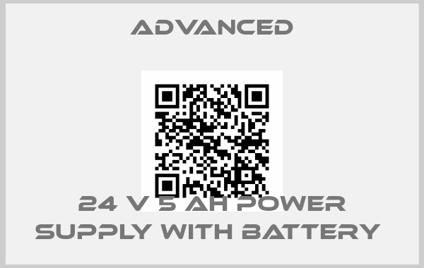 Advanced-24 V 5 Ah Power Supply with Battery price