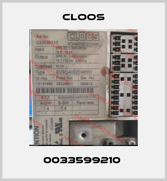 Cloos-0033599210 price