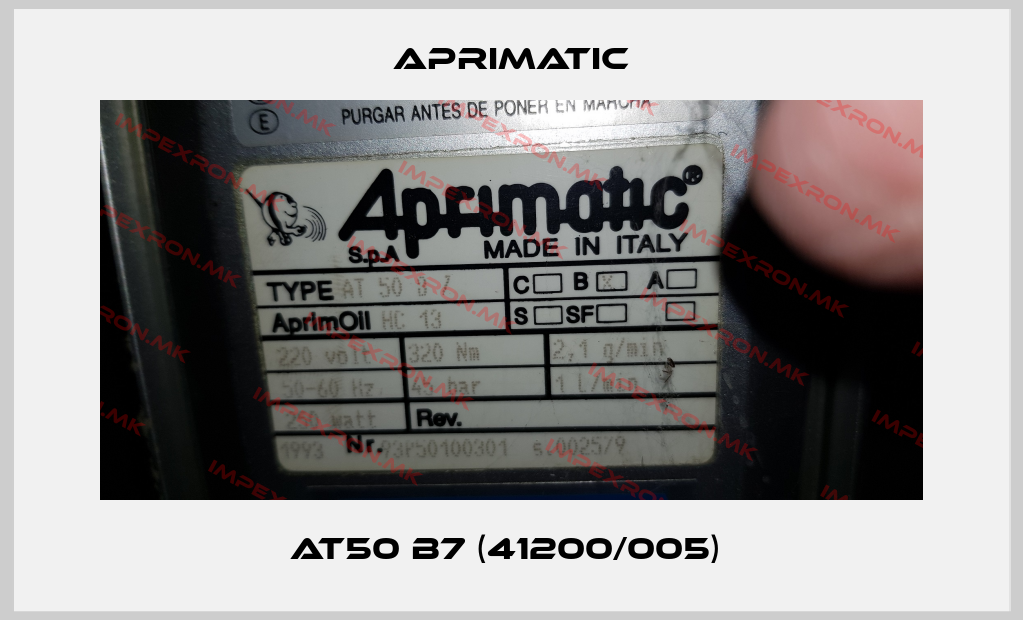 Aprimatic-AT50 B7 (41200/005) price