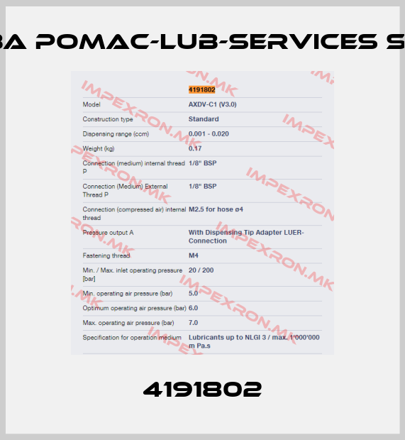 bvba pomac-lub-services sprl-4191802price