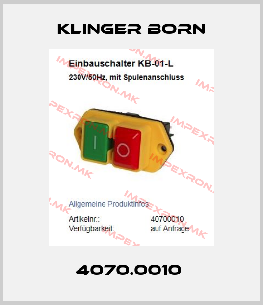 Klinger Born Europe