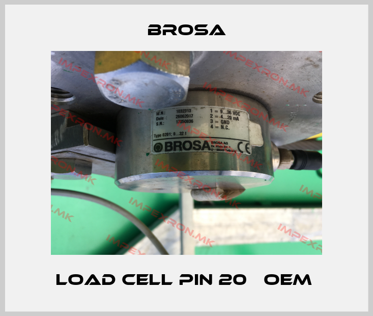 Brosa-Load cell pin 20   OEM price