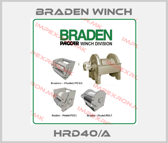 Braden Winch-HRD40/A price