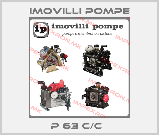 Imovilli pompe-P 63 C/C  price