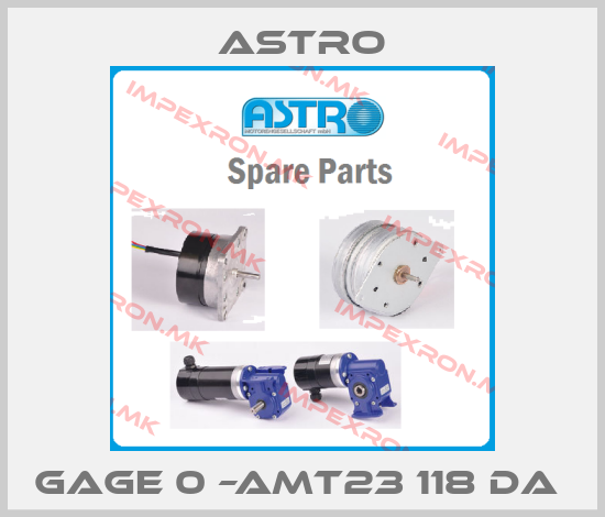 Astro-GAGE 0 –AMT23 118 DA price