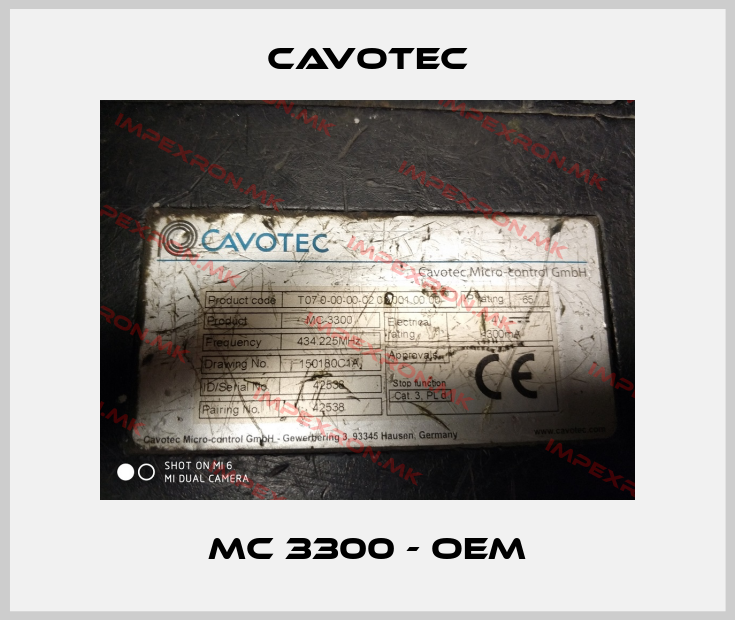 Cavotec-MC 3300 - OEMprice