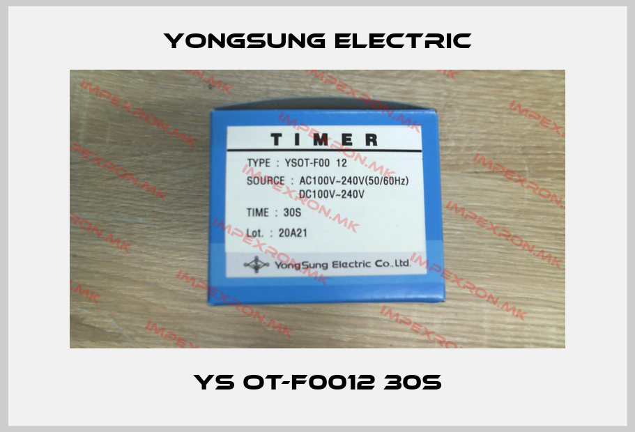 YongSung Electric-YS OT-F0012 30Sprice