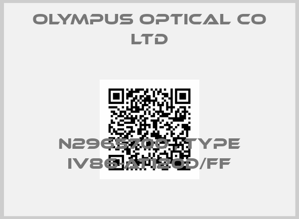 OLYMPUS OPTICAL CO LTD-N2965700 , type IV86-AT120D/FFprice