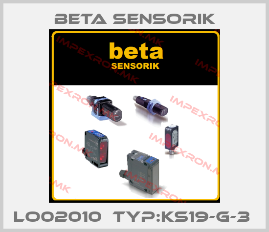 Beta Sensorik-LO02010  TYP:KS19-G-3 price