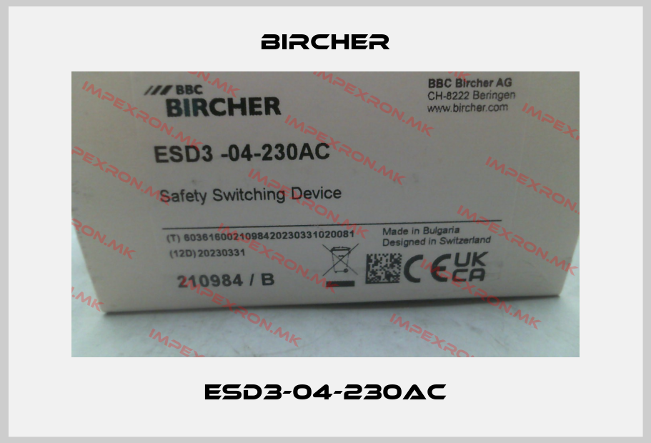 Bircher-ESD3-04-230ACprice