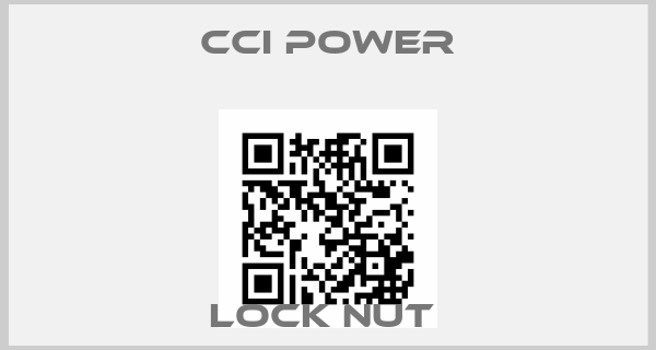 Cci Power-LOCK NUT price