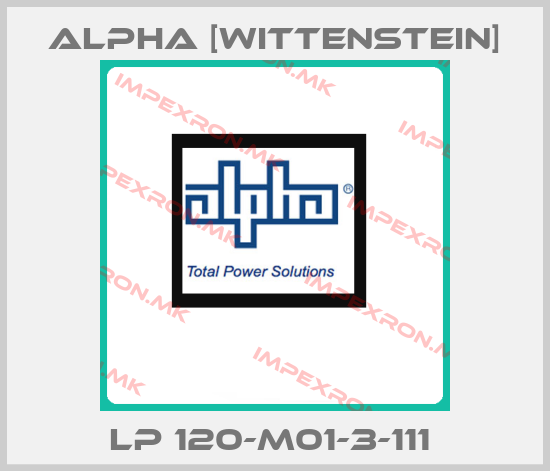 Alpha [Wittenstein]-LP 120-M01-3-111 price