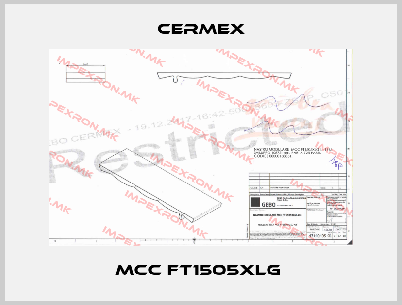 CERMEX-MCC FT1505XLG price