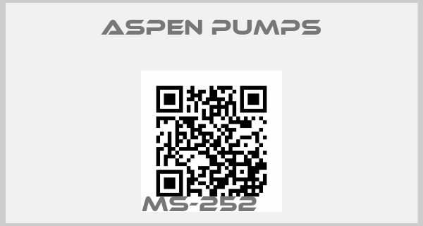 ASPEN Pumps-MS-252   price