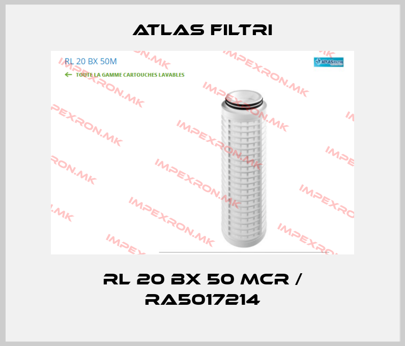 Atlas Filtri-RL 20 BX 50 mcr / RA5017214price