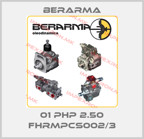 Berarma-01 PHP 2.50 FHRMPCS002/3price