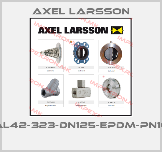 AXEL LARSSON-AL42-323-DN125-EPDM-PN10 price
