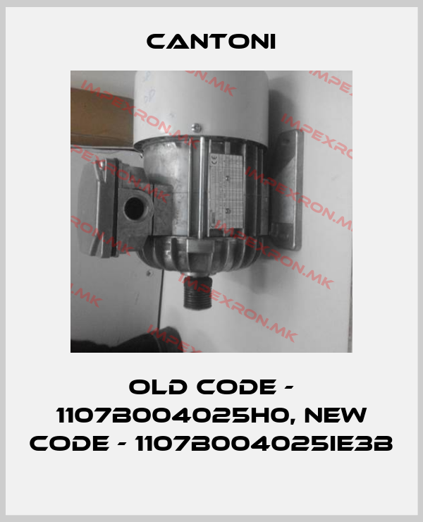 Cantoni-old code - 1107B004025H0, new code - 1107B004025IE3Bprice
