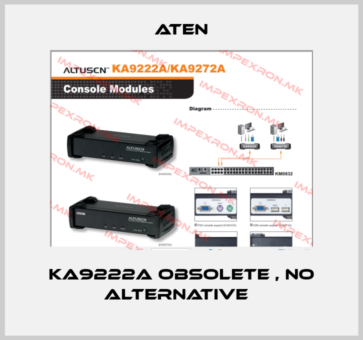 Aten-KA9222A obsolete , no alternative  price