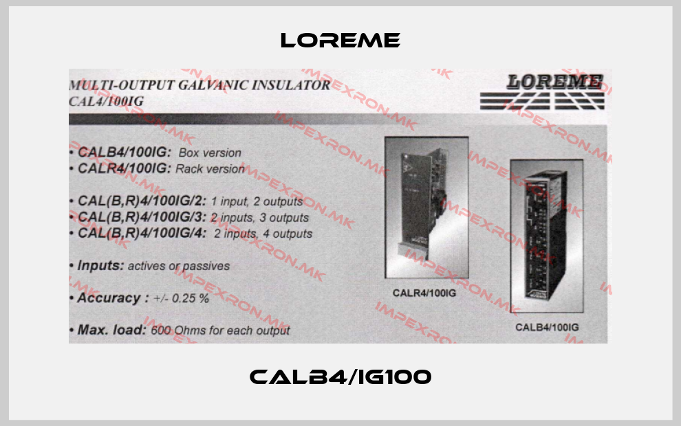 Loreme-CALB4/IG100price