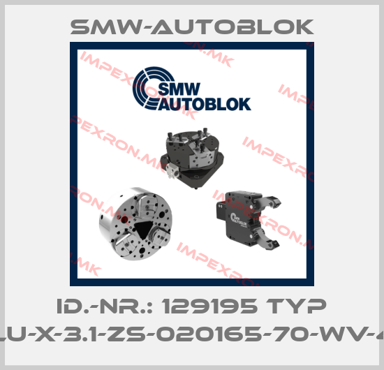 Smw-Autoblok-Id.-Nr.: 129195 Typ SLU-X-3.1-ZS-020165-70-WV-45price