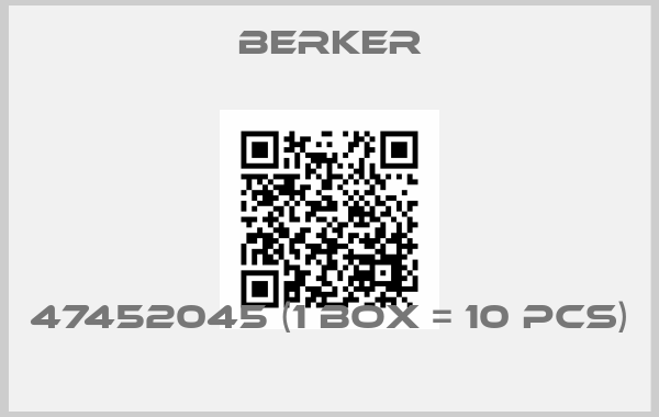 Berker-47452045 (1 box = 10 pcs) price