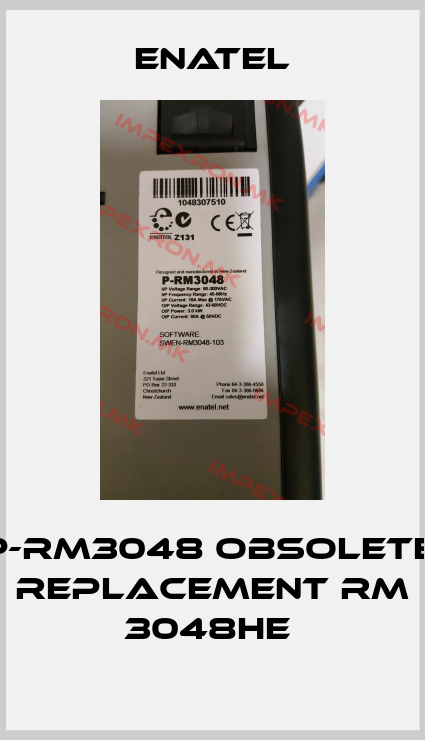 Enatel-P-RM3048 obsolete, replacement RM 3048HE price