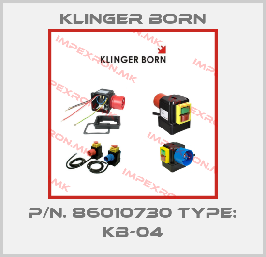 Klinger Born-P/N. 86010730 Type: KB-04price
