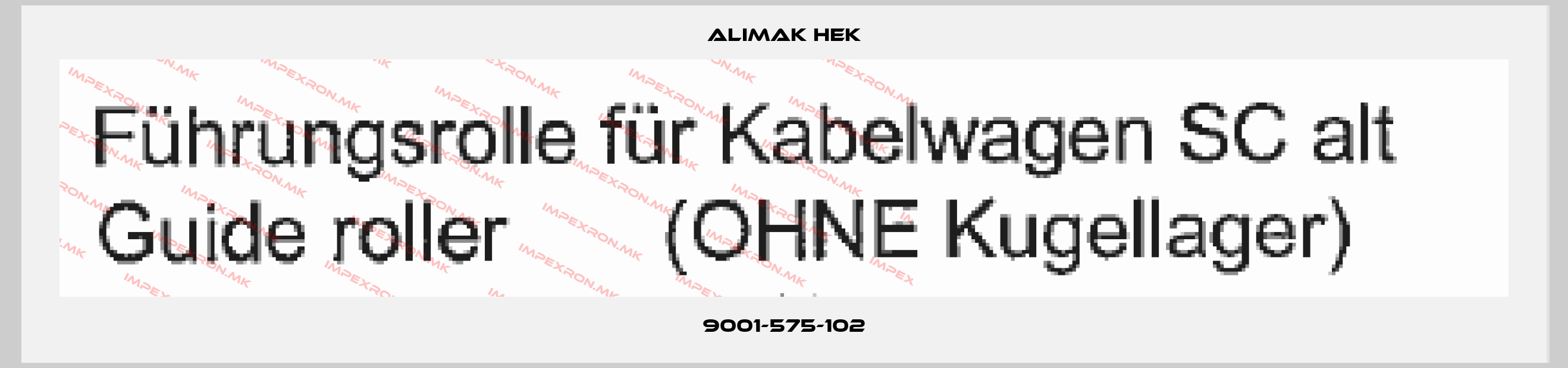 Alimak Hek-9001-575-102price