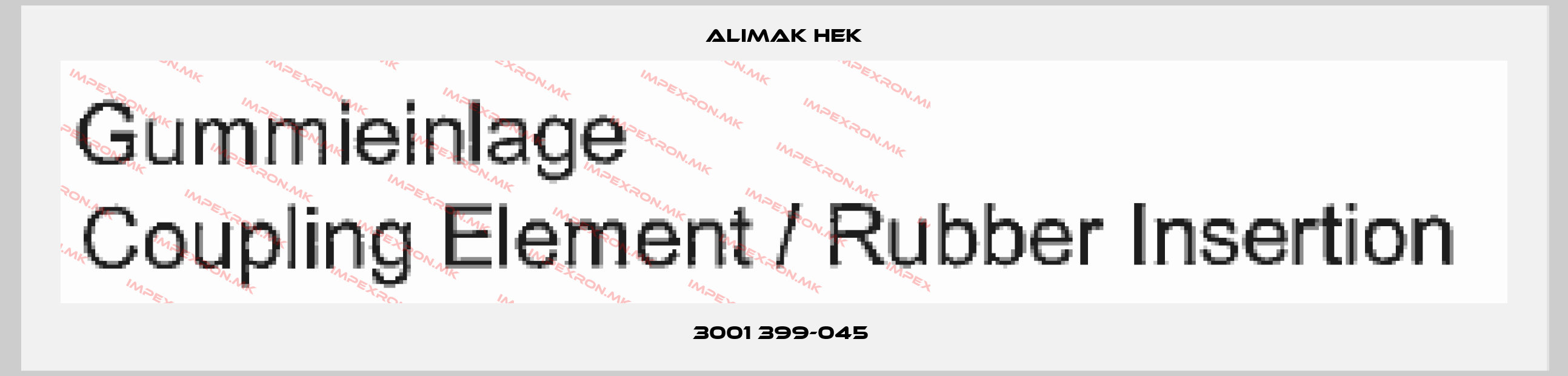 Alimak Hek-3001 399-045 price