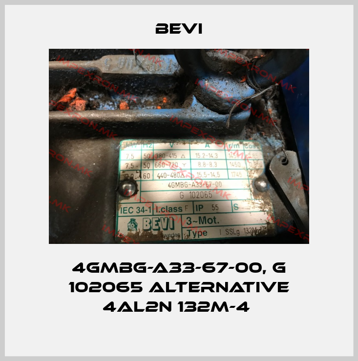 Bevi-4GMBG-A33-67-00, G 102065 alternative 4AL2n 132M-4 price
