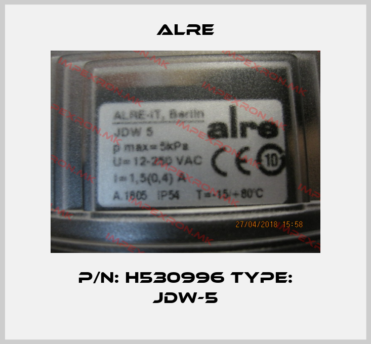 Alre-P/N: H530996 Type: JDW-5price