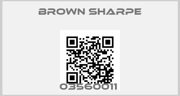 Brown Sharpe-03560011 price