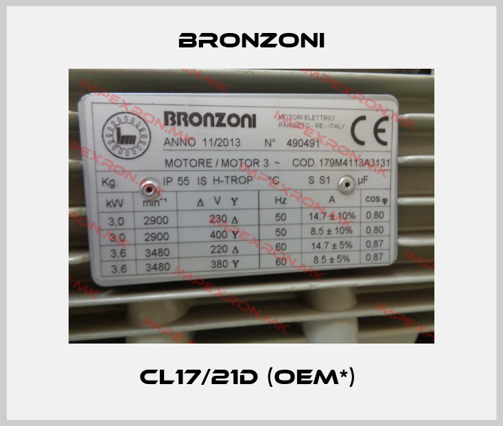 Bronzoni- CL17/21D (OEM*) price