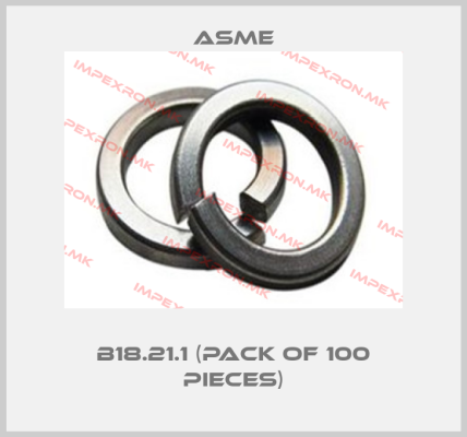 Asme-B18.21.1 (pack of 100 pieces)price