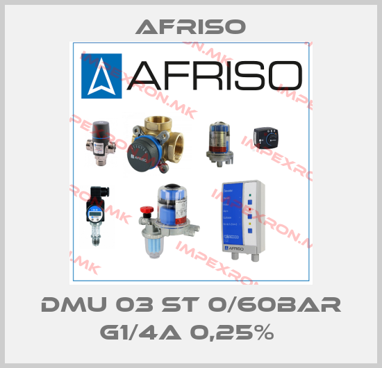 Afriso-DMU 03 ST 0/60bar G1/4A 0,25% price