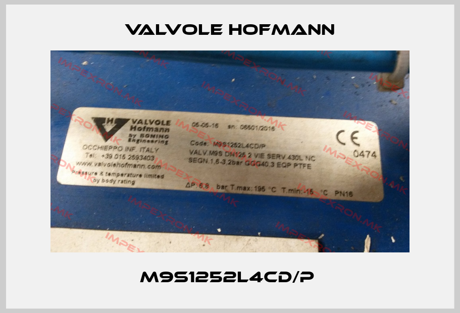 Valvole Hofmann-M9S1252L4CD/P price