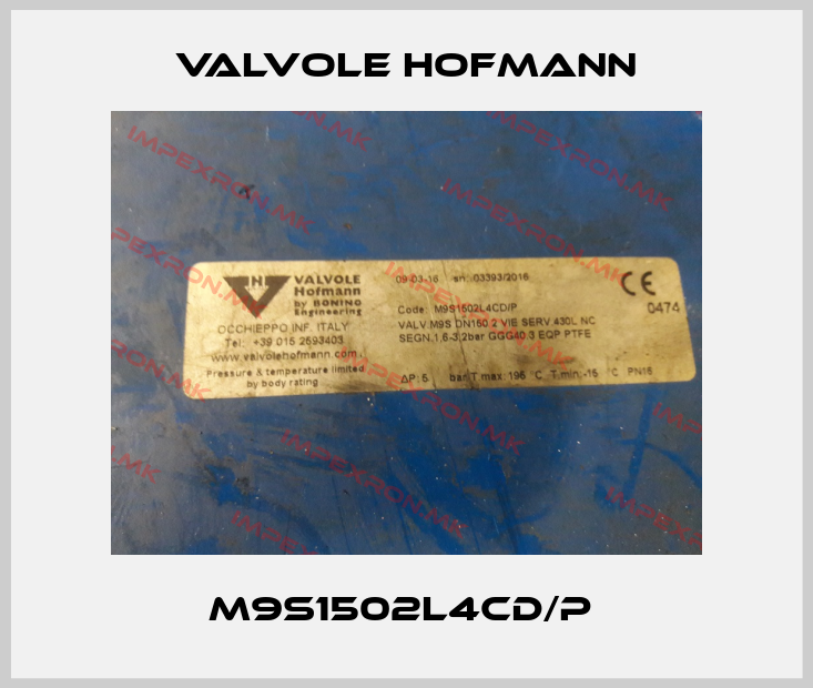 Valvole Hofmann-M9S1502L4CD/P price