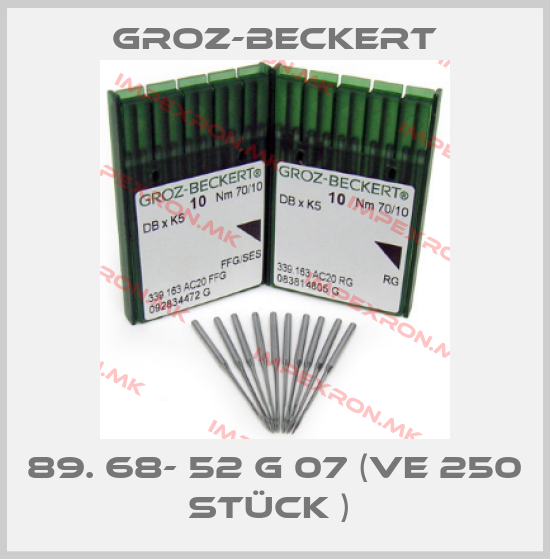 Groz-Beckert-89. 68- 52 G 07 (VE 250 Stück ) price